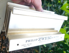Vintage Philip Zweig Structural Steel Letter holder Metal organizer Vernadium picture
