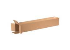 25-100 Pack 6x6x36 Shipping Packing Box Corrugated Kraft Cardboard Carton Mailer picture