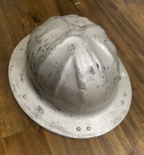 Vintage B.F. McDonald Co Los Angeles Aluminum Hard Hat Clean With Liner picture