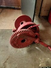 Vintage BB Bros. 5 Ton Hand Crank Cable Winch, All Steel, w/3/8