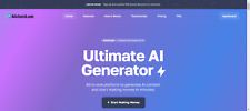 Established Profitable Ai SaaS services website with monthly membership business picture