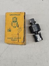 Greenlee Knock Out Vintage Round Radio Chassis Punch No. 730 3/4