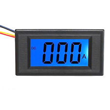 US Stock Blue LCD Digital AMP Current Panel Meter Ammeter DC 100A & Shunt picture