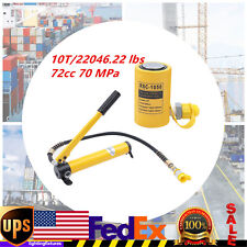 10T Hydraulic Cylinder Jack Low Profile Porta Power Ram Single Acting RSC-1050 picture