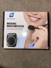 WinBridge Original Voice Amplifier W/Headset Black Model WB001 Used picture