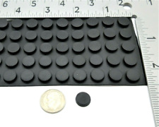 10mm Round Small Rubber Feet  3M Adhesive Backing  3mm Tall  32 Per Package picture