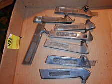 1J- 8 vintage lathe tool holders, Armstrong, williams etc picture