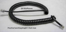 10-Pack Lot 9600 Series Phone Handset Cord 9400 9500 9620L IP Avaya Gray 9 Ft picture