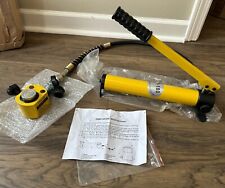 Norjin CP-180 Yellow Single Acting Professional 10T Hydraulic Jack & Hand Pump picture