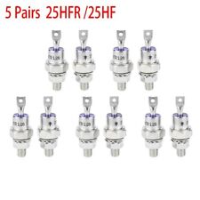 10x 25HFR 25HF Rectifier Diode 25A 4mm 5 Pair Forward & Reverse Polarity New~ picture