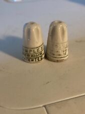 VINTAGE LOT OF 2 SIMPLEX CERAMIC WIRE NUTS picture