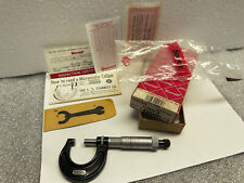 Vintage Starrett T436 XRL-1 Micrometer, Carbide, .0001