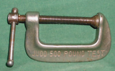Vintage JUDD 2” C Clamp 500 Pound Test.. nickel plated picture