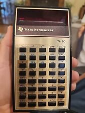 Vintage Texas Instruments TI-30 Scientific Calculator w/Original Case Works picture