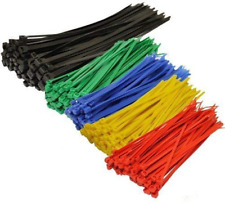 Assorted Color Nylon Cable Zip Ties Self Locking, 250-Piece picture