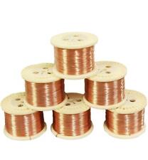 Copper Round Wire (Dead Soft) Ga. 12 To 30 /Variations 5 To 150 Ft Coil or Spool picture