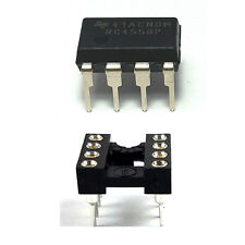 4PCS RC4558 + Sockets Dual Operational Amplifier DIP-8 New IC picture