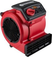 Red 550 CFM Portable Air Mover Floor and Carpet Dryer for Drying and Cooling picture
