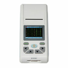 Handheld Single Channel ECG Machine Digital 12 lead Electrocardiograph Software picture