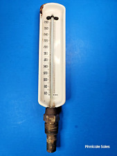 Porcelain Thermometer Industrial Boiler Gauge Instrument Pat. 9-13-21 Vintage picture