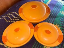 MCM.  InDit Vintage ThermaWare 3pc Set Hot/ColdFood Carrier , Made In India picture