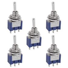 5 Pcs AC ON/OFF/ON SPDT 3 Position  Micro Mini Toggle Switch 6 Amp, AC125V picture