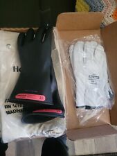 New Salisbury By Honeywell GK011B/9H  Lineman Glove Kit Size 10 1000v, Black picture