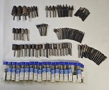 Grobet Rotary File Burr Lot Of 110 Pcs Vintage Used & New Mix picture