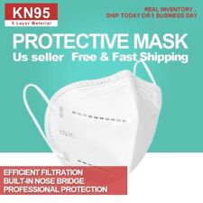 50 PCS KN95 Protective  5 Layers Face Mask Disposable Respirator- SEALED NEW picture