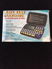 Vintage Multi-function Data Bank Calculator LCD Alarm Clock picture