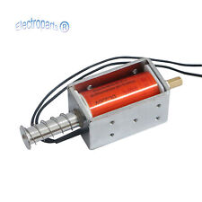 12V DC Long-stroke Solenoid Electromagnet Electric Magnet Push-Pull Actuator US picture