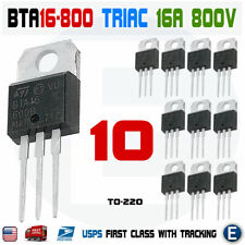 10PCS BTA16-800B Thyristor Triac 800V 16A TO-220 BTA16-800 High Voltage picture