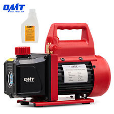 Rotary Vane Vacuum Pump 4.5 cfm 1/3 hp Vacuum Pump for HVAC Serving Oil Included picture