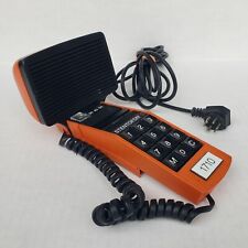 Vintage Zenitel Stentofon Orange & Black Speaker Telephone Retro MCM Space Age picture