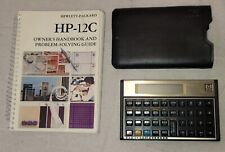 Vintage HP 12C Financial Calculator w/Original Cover & Owner's Handbook  picture