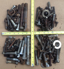Vintage Hex Nuts & Bolts Mixed - 17 Pounds Lot 3 - Some Large Size Auto Machine picture