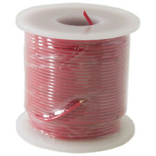 Hook Up Wire 22 Gauge Solid (100' / Red) picture