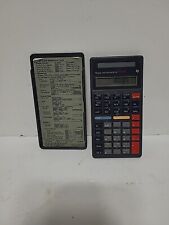 Vintage Texas Instruments TI-34 Scientific Calculator Solar With Case and Card picture