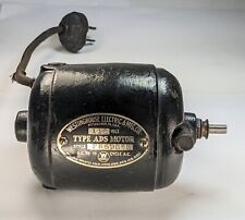 Vintage Watchmakers Estate Westinghouse 110v Small Cast Iron Electric Motor picture