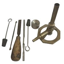 Lot Of Dental Vintage Instrument Mixed Stainless Burner Tools Scale Accessories picture