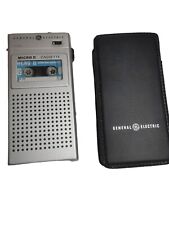 Vintage General Electric  3-5330A Cassette Recorder Micro Tape 2 Speed Silver picture