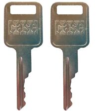 2 OEM Style Bobcat Ignition Keys for models 843 853 864 943 953 1213 Skid Steer picture