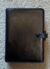 Vintage FiloFAX Personal “Sandhurst” Leather Planner (Rare). Italy, 6 Rings. picture
