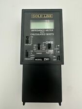 Gold Line ZM-1 Impedance Meter With Calculated Watts - FOR PARTS - CORRODED picture