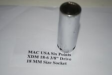 MAC USA 18-6 XDM Six Points 18 MM Socket 3/8