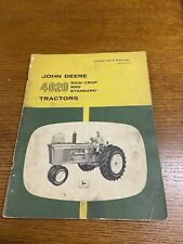 Vintage John Deere 4020 Row-Crop & Standard Tractors OMR34410 Operators Manual picture