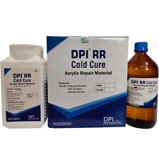 DPI Dental Self Cure Acrylic Repair Material Pack - Powder 400g + Liquid 400ml picture