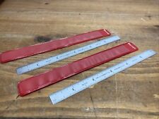 2 Vintage Starrett USA No. 310 Flexible Steel Rulers 6” Inch picture