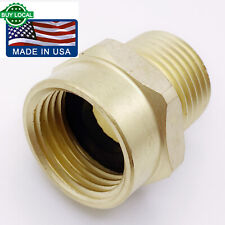 1/2” G Thread (BSP) Female to 1/2” NPT Male Connector, Brass BSP to NPT Adapter  picture