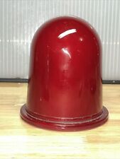 Vintage Red Glass Miller Co. Explosion Proof Safety 4 1/2